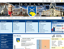 Tablet Screenshot of bosany.sk